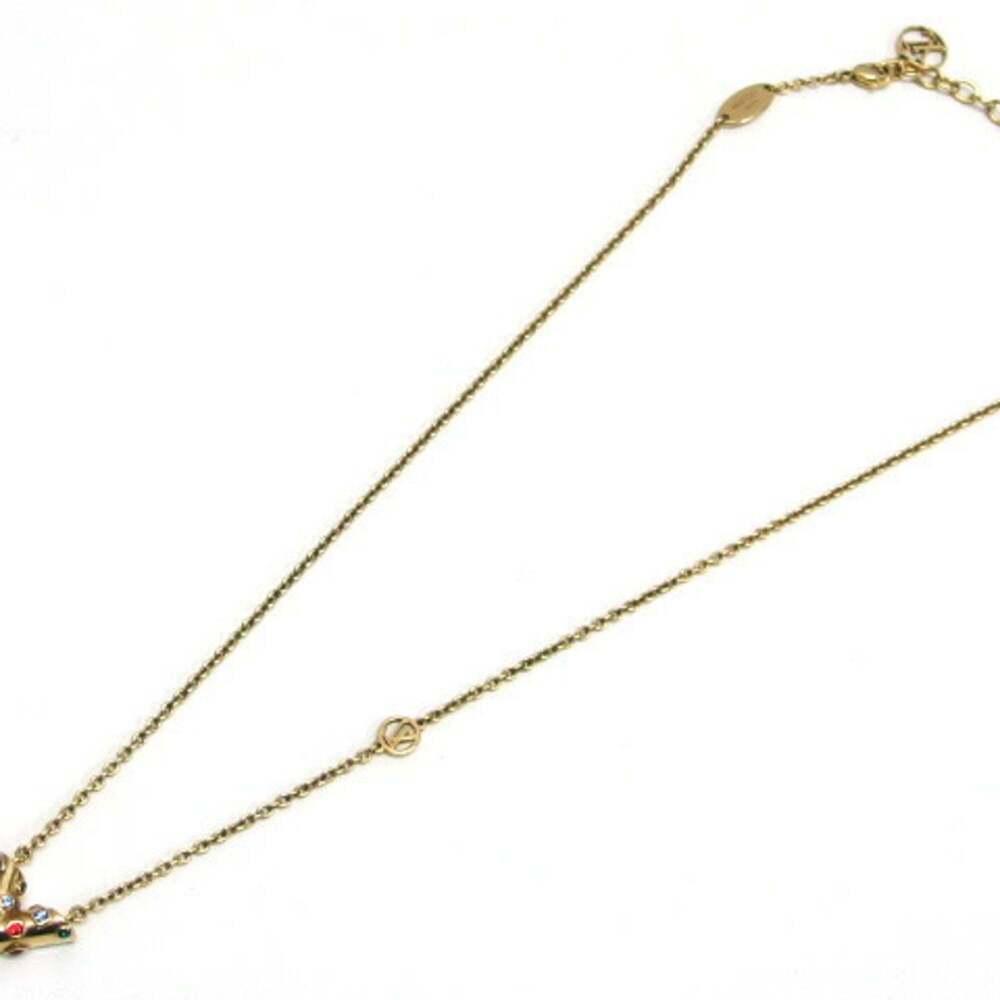 LOUIS VUITTON Gold Necklace - Picture 4 of 11